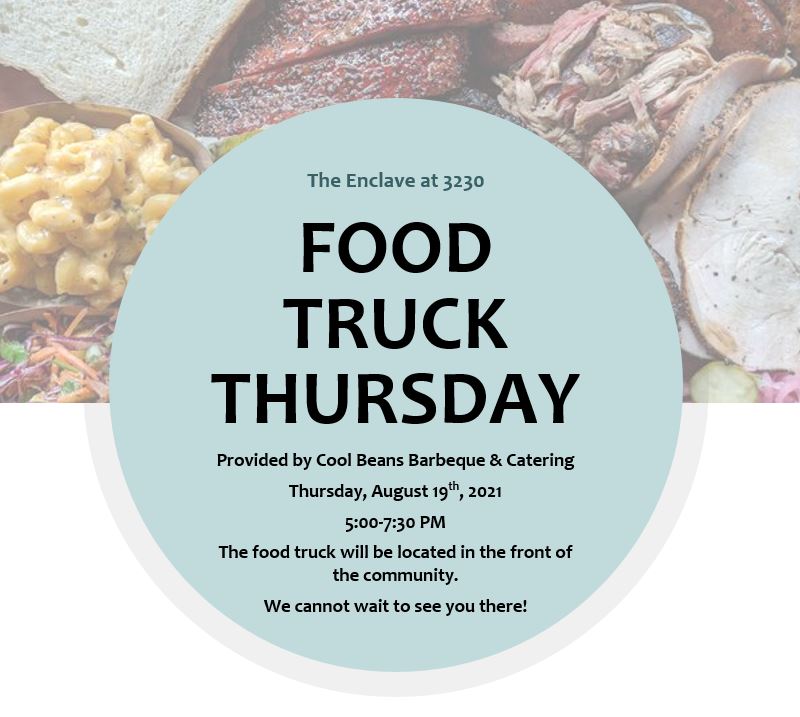 Food Truck Thursday at the Enclave at 3230 near Daytona Beach